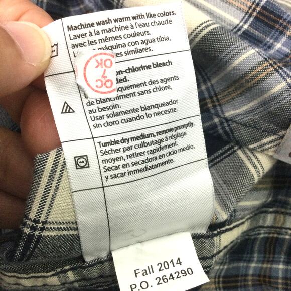 Carhart Relaxed Fit Streetwear Plaid Workwear Button Down Shirt Men's XL Tall - Picture 13 of 16